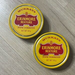2 x Vintage‎ Erinmore Irish Tobacco Tins. Decor. Empty. Great Condition!